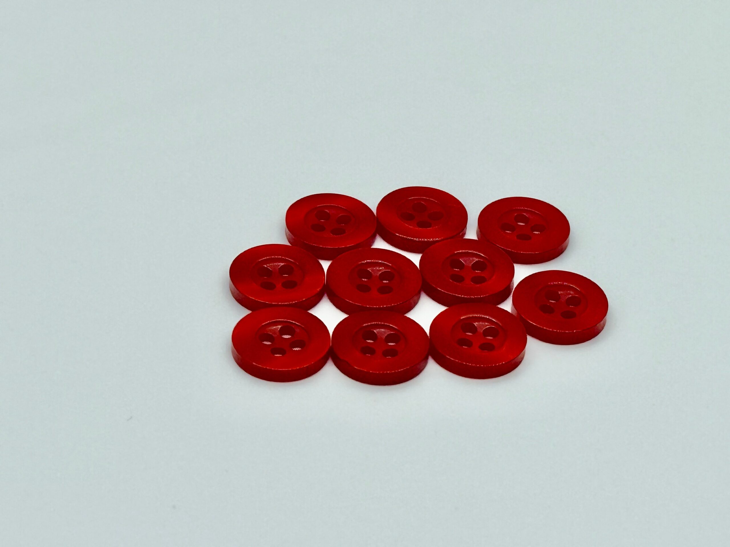 Uncategorized Dark Red Dress Shirt Button - 4 Hole