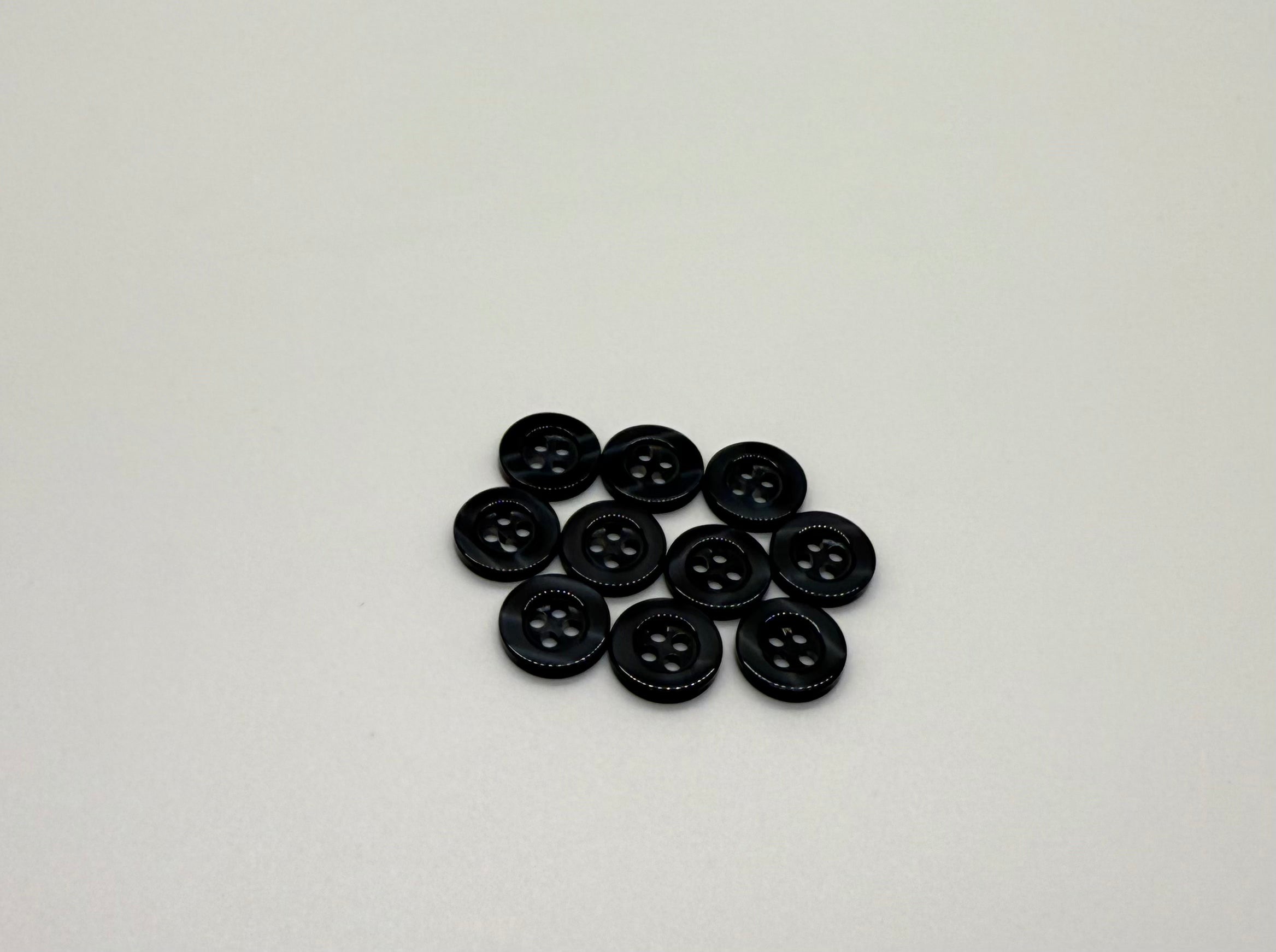 Navy Dress Shirt Button - 4 Hole