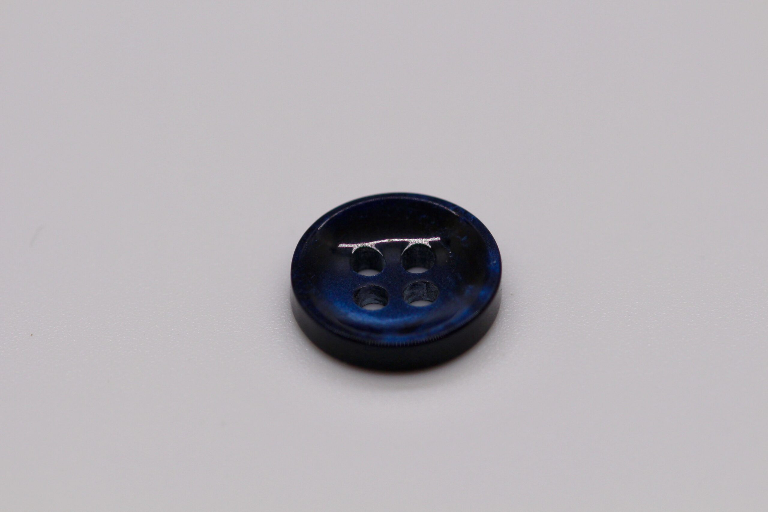 Pearl Blue Dress Shirt Button - 4 Hole
