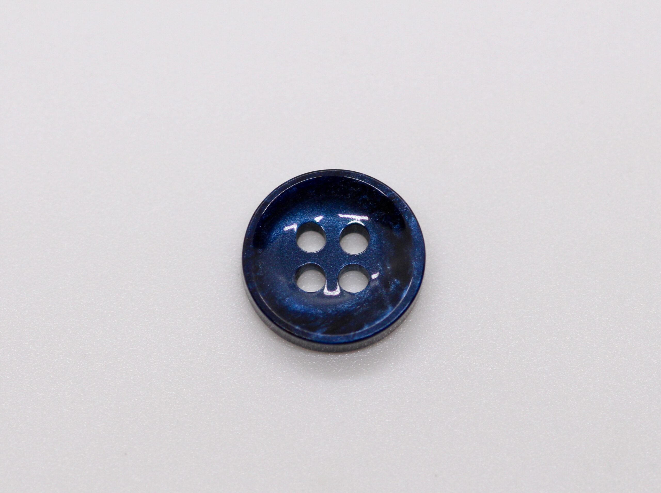 Pearl Blue Dress Shirt Button - 4 Hole
