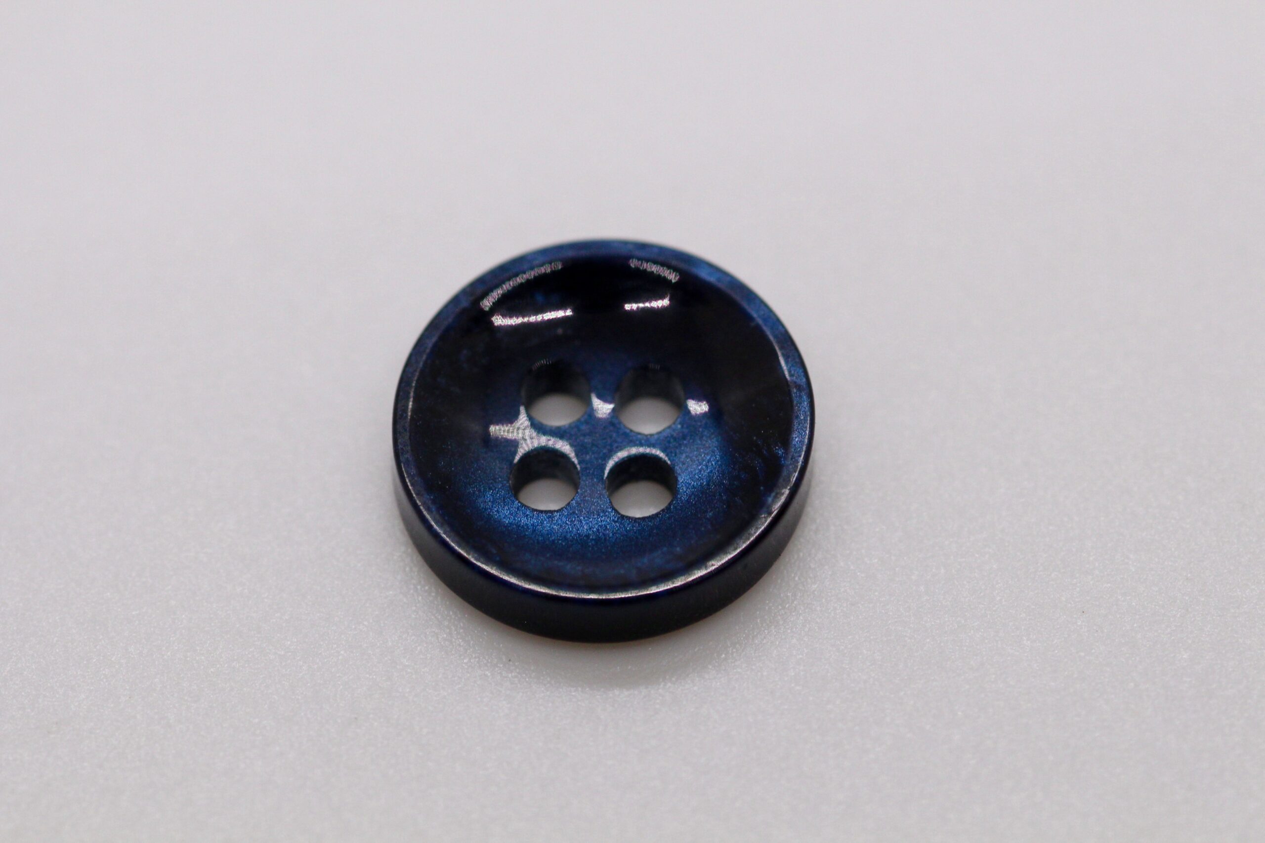 Pearl Blue Dress Shirt Button - 4 Hole