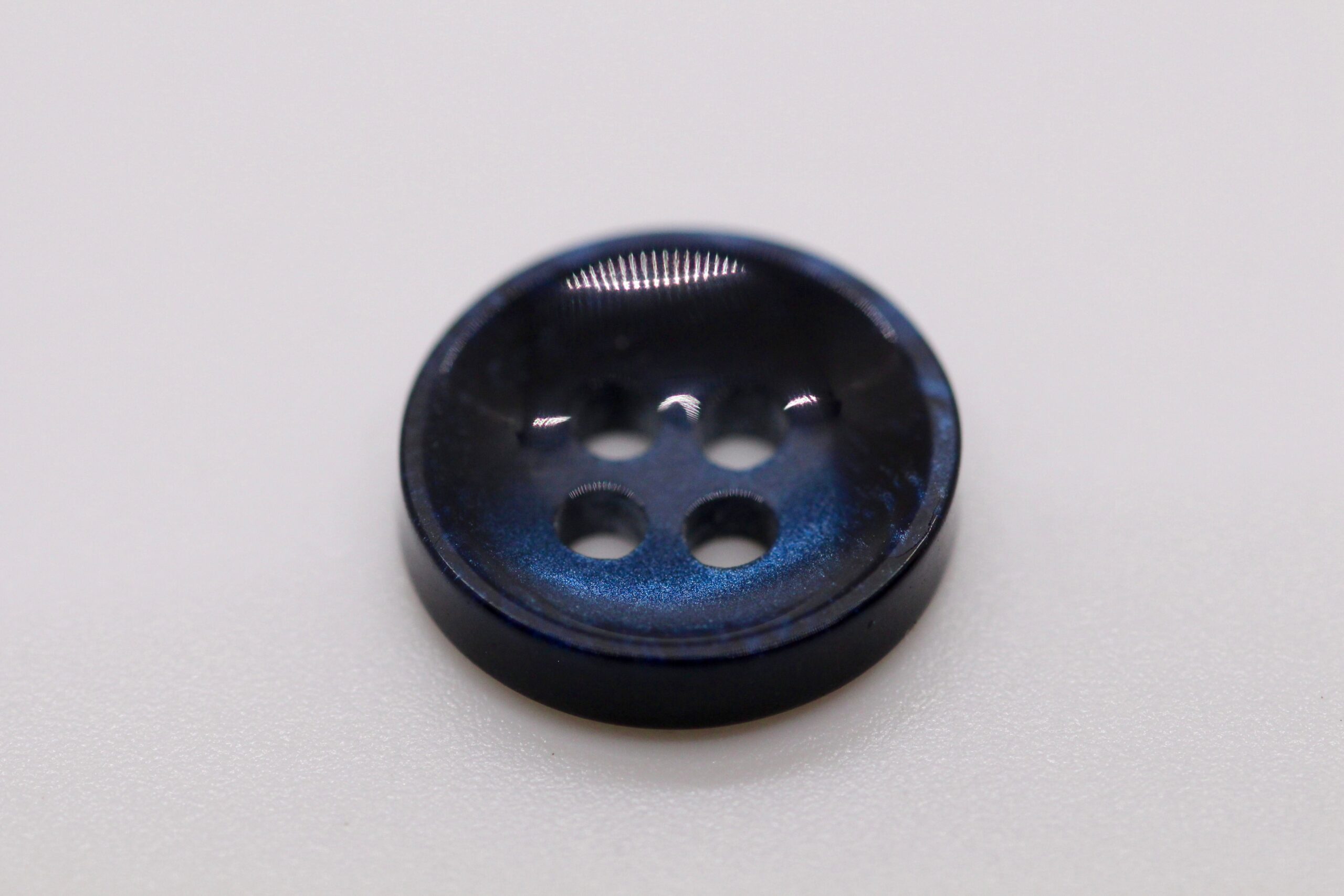 Pearl Blue Dress Shirt Button - 4 Hole