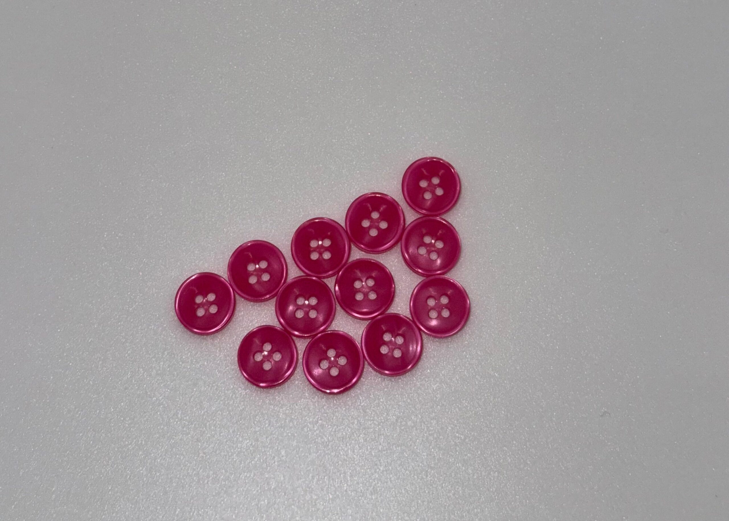 polyresin Pink Dress Shirt Button - 4 Hole